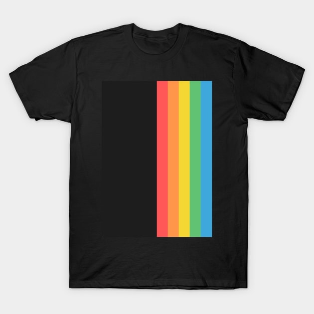 Groovy-Colorful Rainbow T-Shirt by Islanr